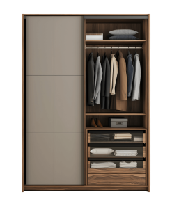 Alternative view of Tall Wooden Bedroom Armoires